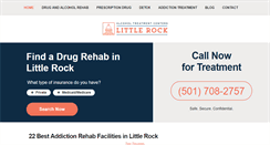 Desktop Screenshot of alcoholtreatmentcenterslittlerock.com